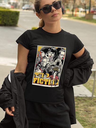 Pulp Fiction Poster =Unisex Tshirt