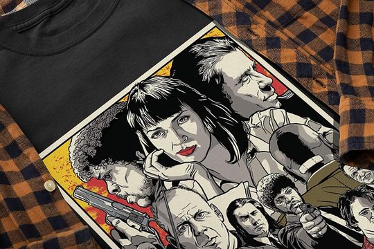 Pulp Fiction Poster =Unisex Tshirt