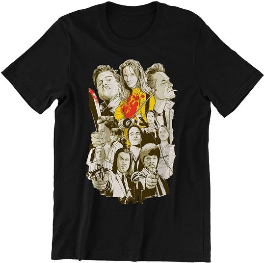 Pulp Fiction Characters Unisex Tshirt