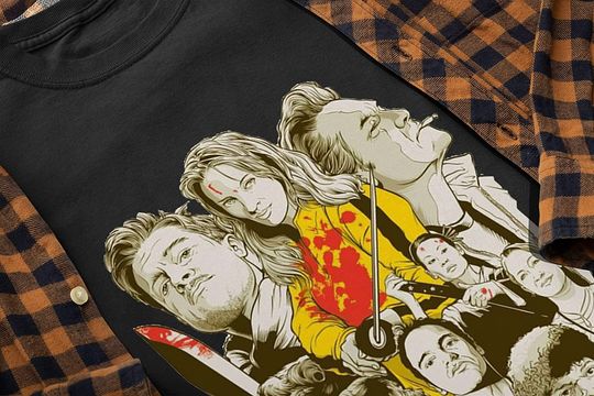 Pulp Fiction Characters Unisex Tshirt