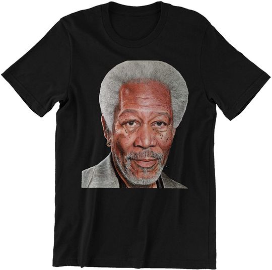 The Shawshank Redemption Drawing by Morgan Freeman Unisex Tshirt