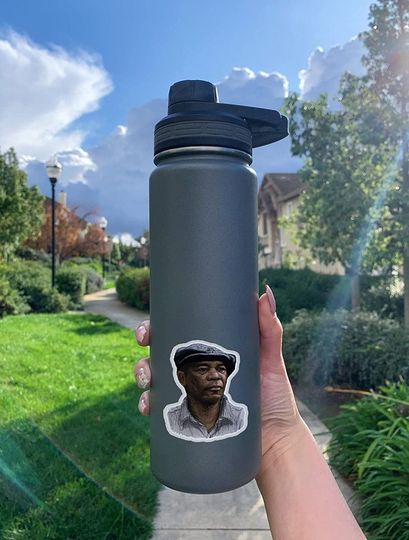 The Shawshank Redemption Morgan Freeman Color Sticker 2"