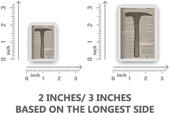 The Shawshank Redemption Hammer Sticker 3"