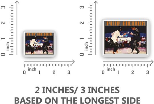 Pulp Fiction Dance Sticker 3"