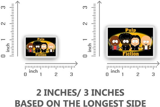 Pulp Fiction Sticker 2"