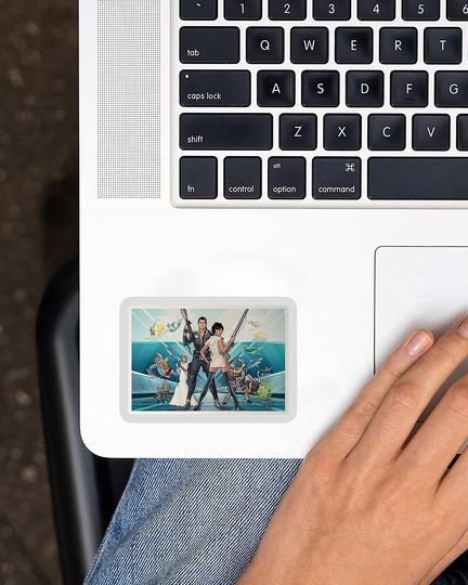 Acher Sitcom Sterling Archer Vice Palm 80s Sticker 3"