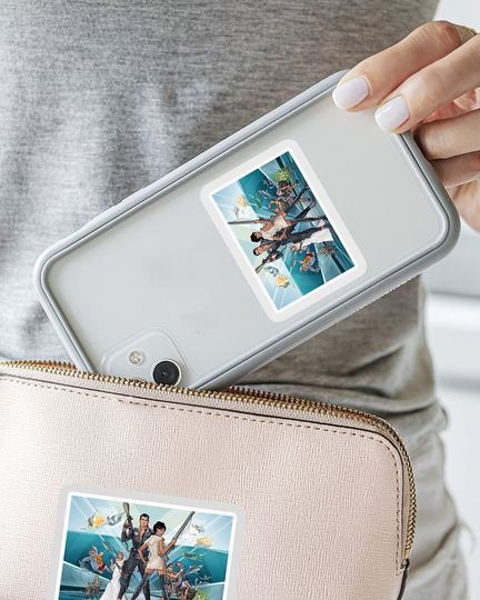 Acher Sitcom Sterling Archer Vice Palm 80s Sticker 3"