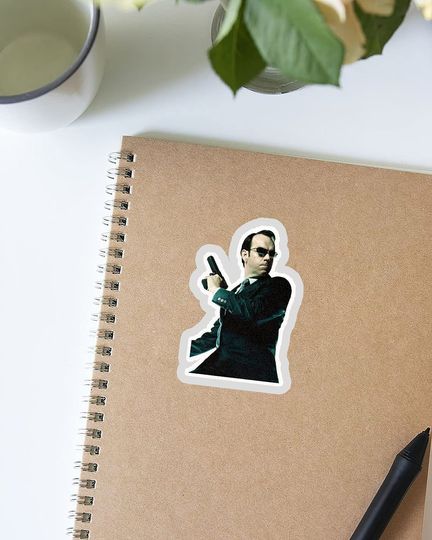 The Matrix Agent Smith Sticker 3"