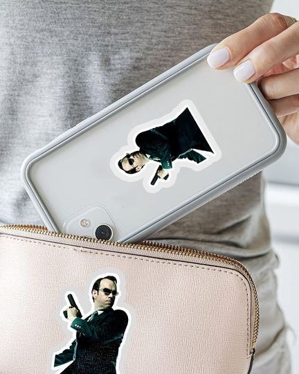 The Matrix Agent Smith Sticker 3"
