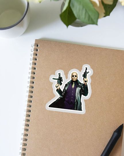 The Matrix Morpheus Sticker 2"