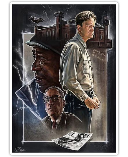 The Shawshank Redemption Movie Posters Sticker 2"