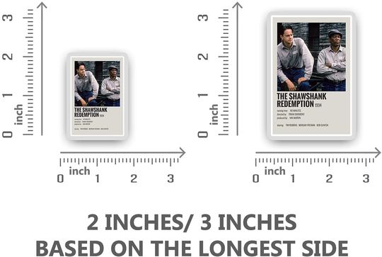 The Shawshank Redemption Movie Posters Sticker 3"