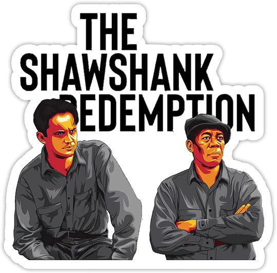 The Shawshank Redemption Andy Dufresne and Red Sticker 3"