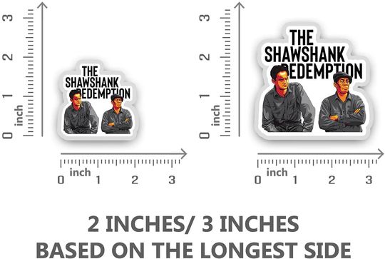 The Shawshank Redemption Andy Dufresne and Red Sticker 3"