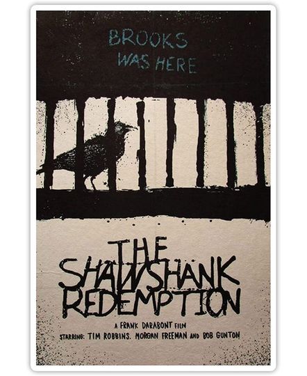 The Shawshank Redemption Movie Posters Sticker 2"