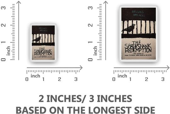 The Shawshank Redemption Movie Posters Sticker 2"