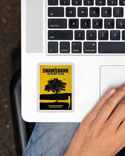 The Shawshank Redemption Minimal Movie Poster Mmpg Graphix Sticker 2"