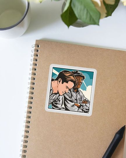 The Shawshank Redemption Andy Dufresne and Red Sticker 3"