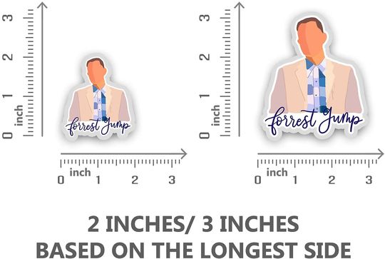 Forrest Gump  Sticker 2"