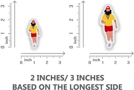 Forrest Gump Pelicula Sticker 3"