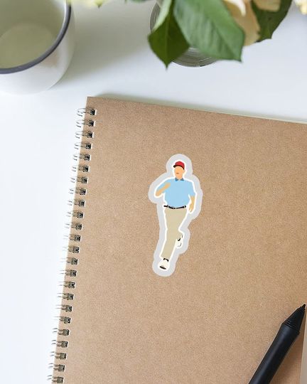 Forrest Gump Running  Sticker 2"