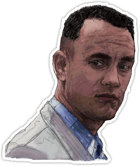 Forrest Gump  Sticker 3"