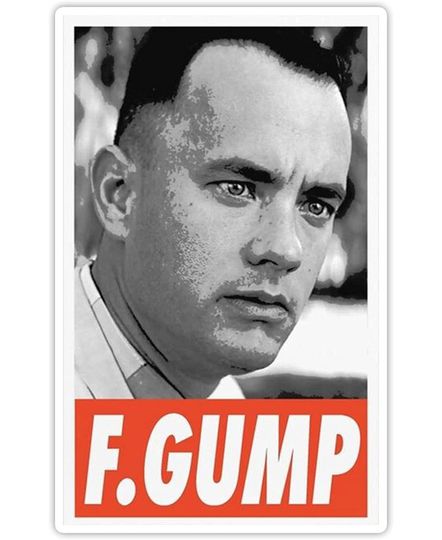 Forrest Gump  Sticker 3"