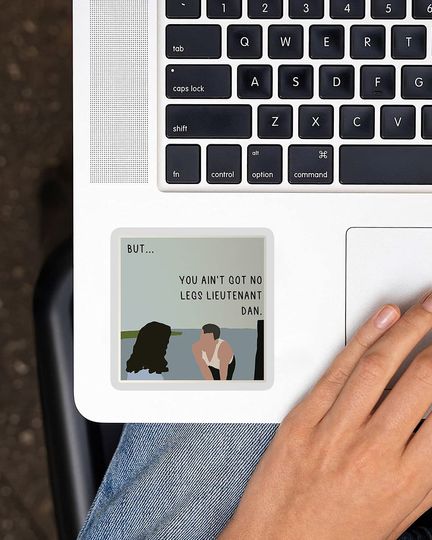 Forrest Gump No Legs Sticker 3"