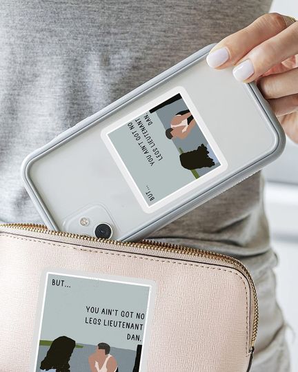 Forrest Gump No Legs Sticker 3"