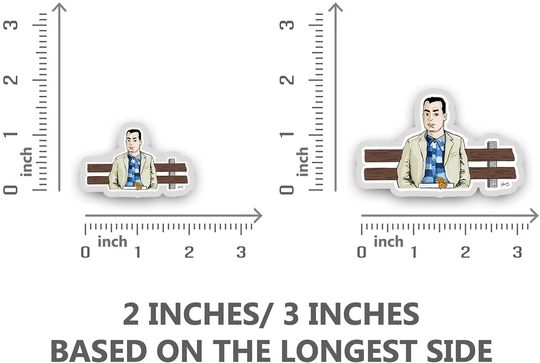 Forrest Gump  Sticker 3"