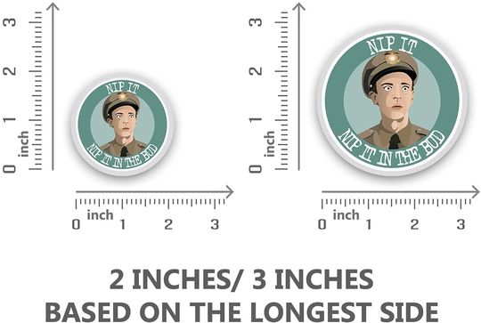 Griffith Show Barney Fife Sticker 3"