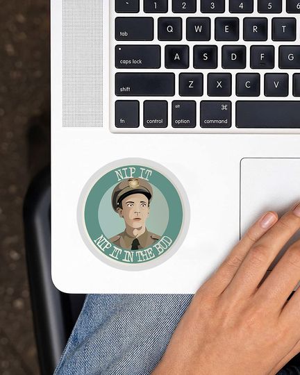 Griffith Show Barney Fife Sticker 3"