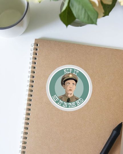 Griffith Show Barney Fife Sticker 3"