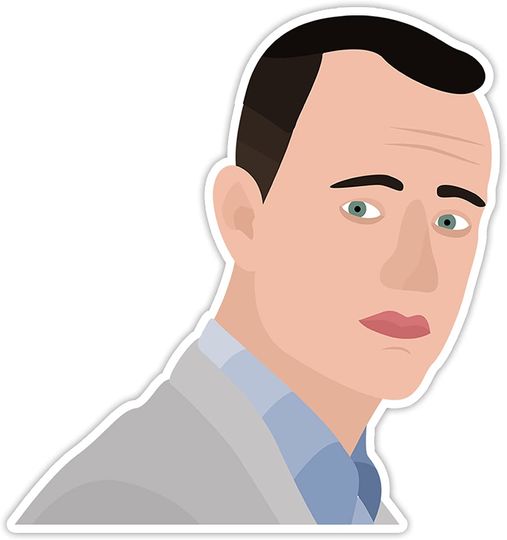 Forrest Gump Sticker 2"