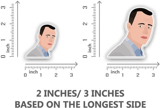 Forrest Gump Sticker 2"