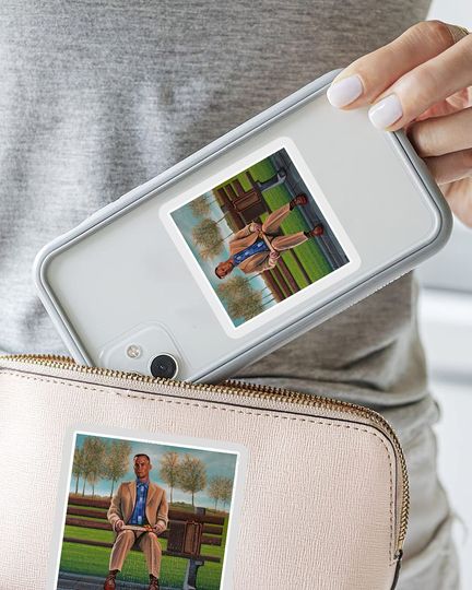 Forrest Gump Painting Sticker 2"