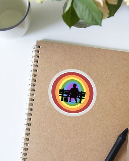 Forrest Gump Arcenciel Sticker 3"
