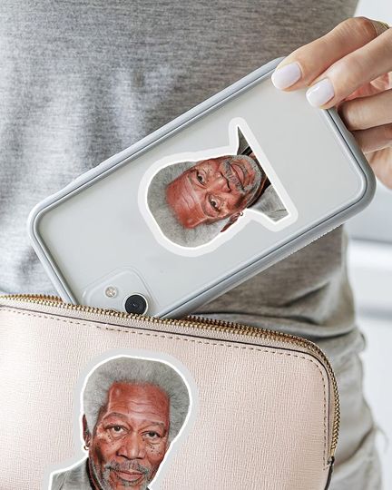 The Shawshank Redemption Drawing by Morgan Freeman Sticker 3