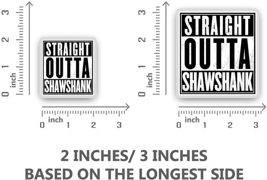 The Shawshank Redemption Straight Outta Shawshank Sticker 2