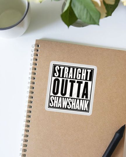The Shawshank Redemption Straight Outta Shawshank Sticker 2