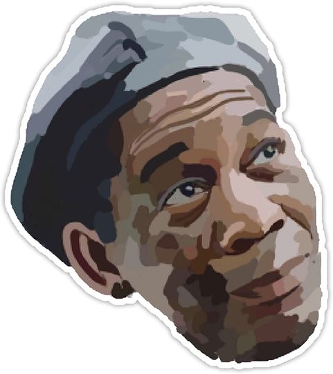 The Shawshank Redemption Morgan Freeman Sticker 2