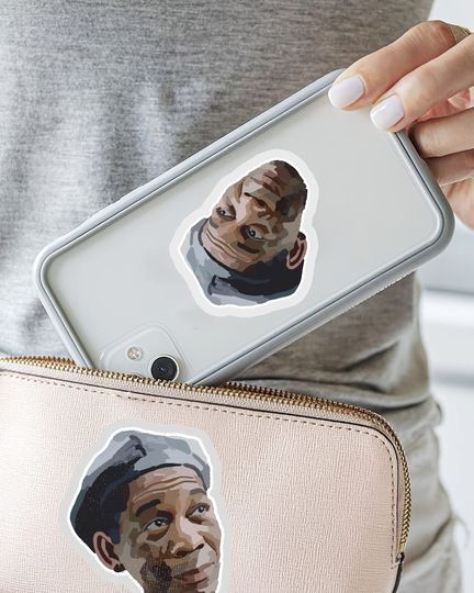 The Shawshank Redemption Morgan Freeman Sticker 2