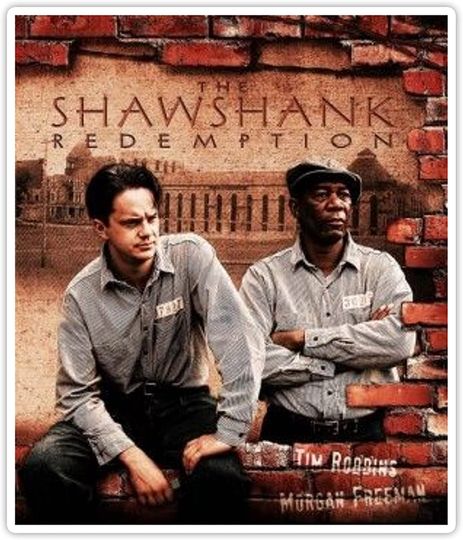 The Shawshank Redemption Movie Posters  Sticker 2