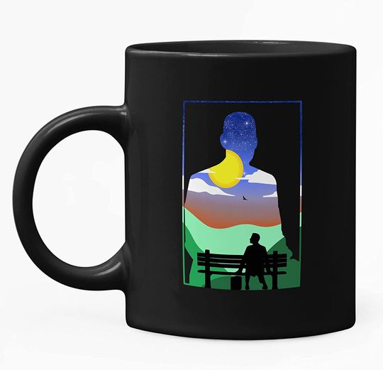 Forrest Gump Silhouette Mug 11oz