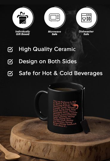 Forrest Gump L Forrest Gump Shrimp Quote Mug 11oz