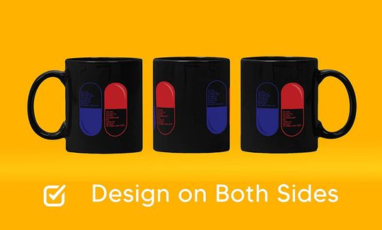 The Matrix Red Pill Or Blue Pill Mug 11oz