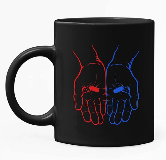 The Matrix Red Pill Or Blue Pill Mug 11oz