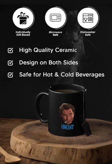 Pulp Fiction Vincent Vega Smoking Mug 11oz
