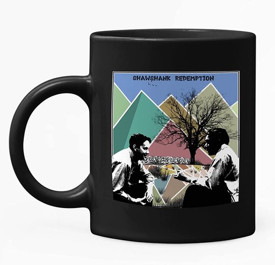 The Shawshank Redemption Vintage Fan Art Andy Dufresne And Red Mug 11oz