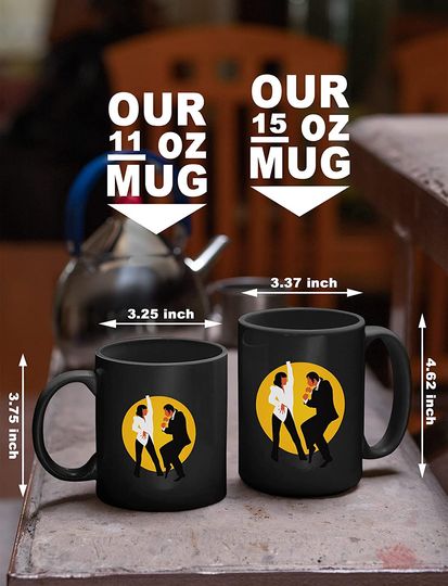 Pulp Fiction Vincent And Mia Dance Mug 11oz
